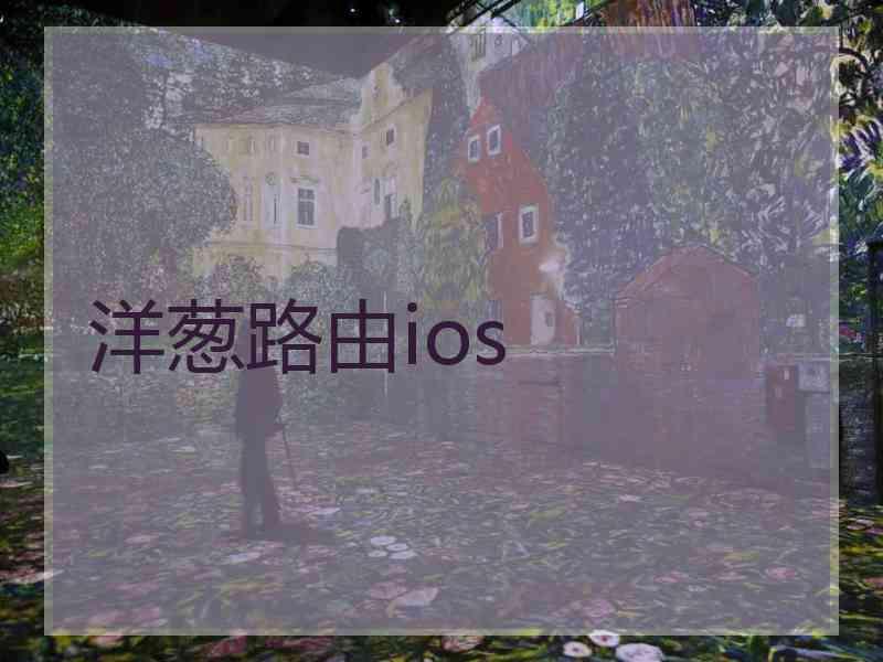 洋葱路由ios