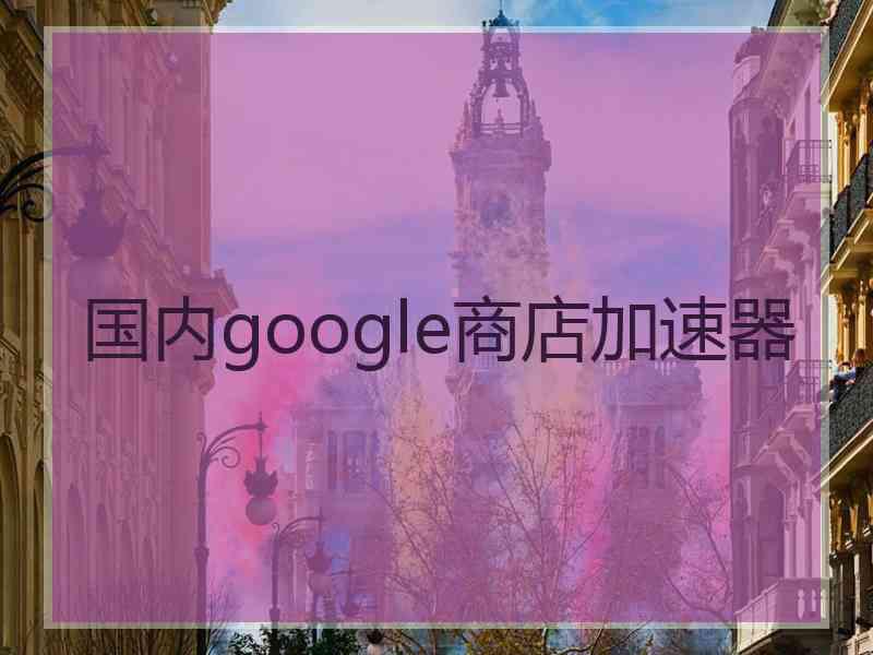 国内google商店加速器