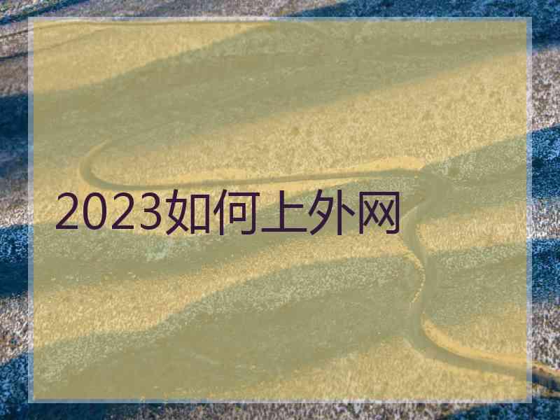 2023如何上外网