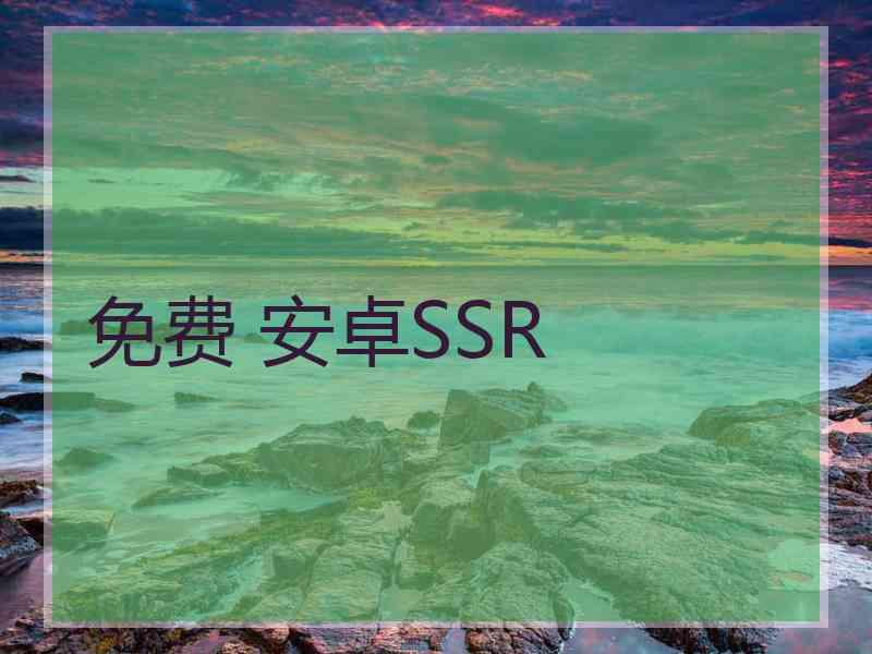 免费 安卓SSR