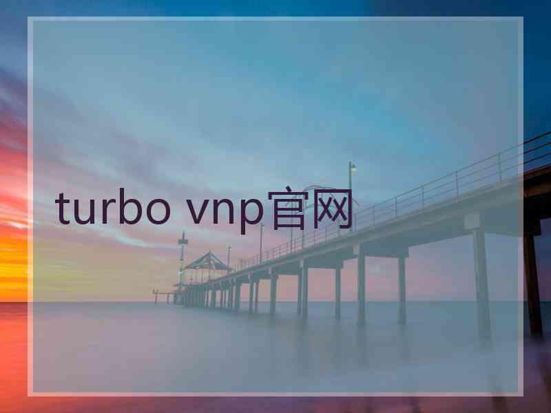 turbo vnp官网