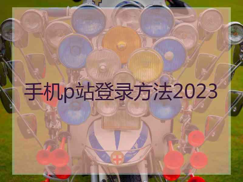 手机p站登录方法2023