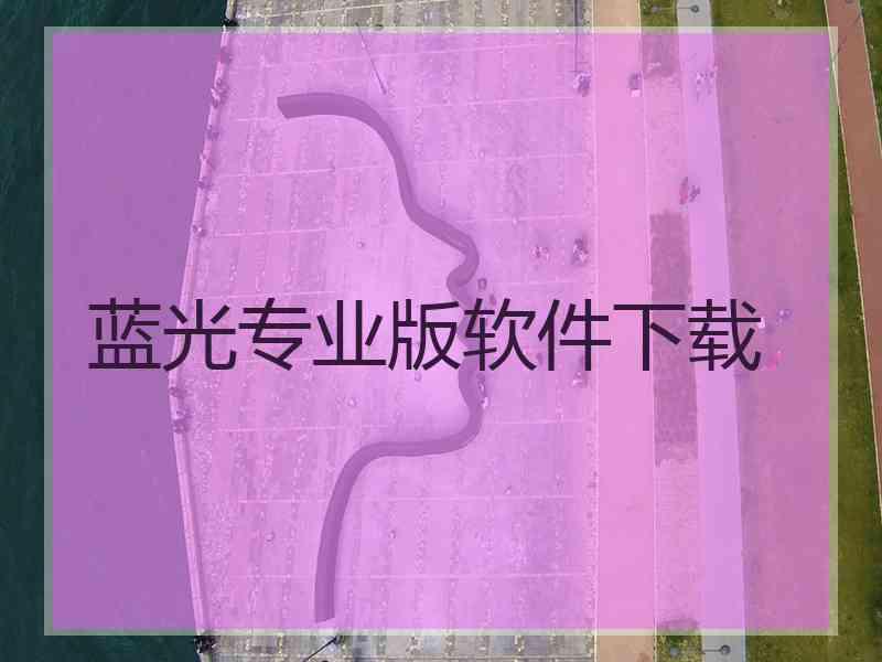 蓝光专业版软件下载