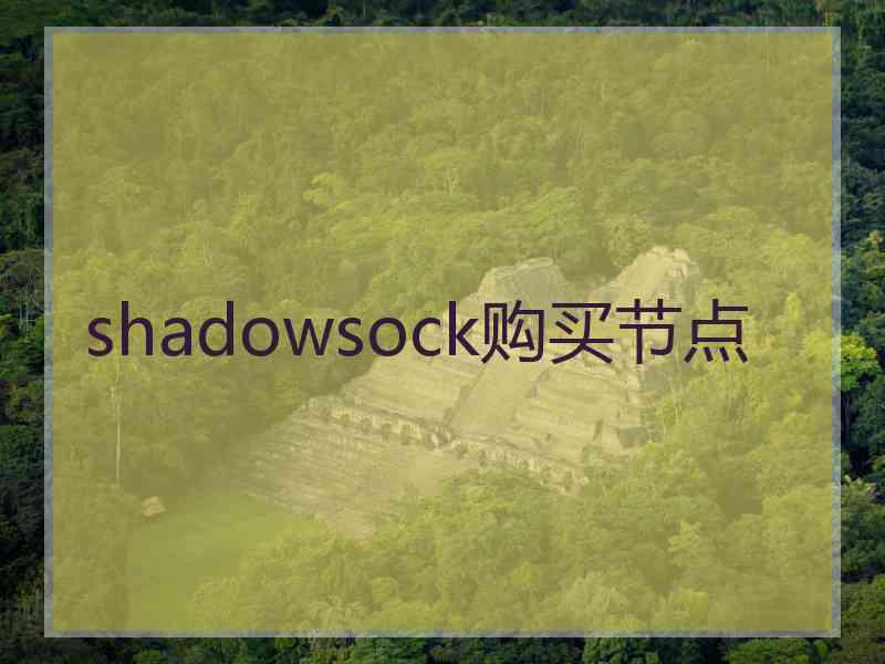 shadowsock购买节点