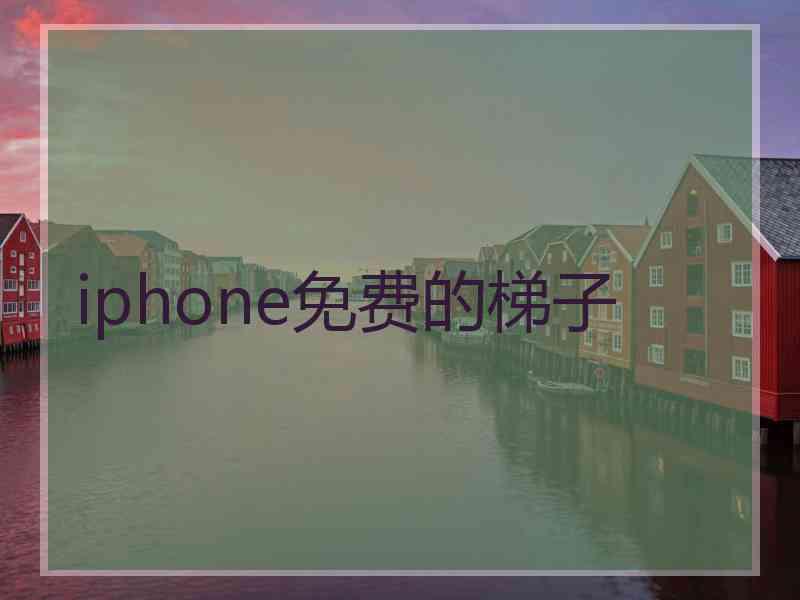 iphone免费的梯子