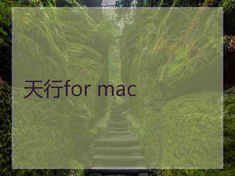 天行for mac