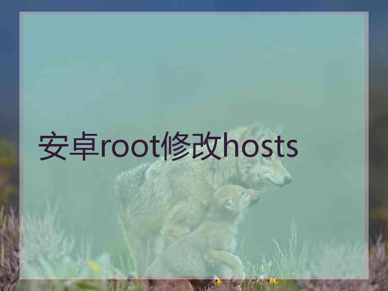 安卓root修改hosts