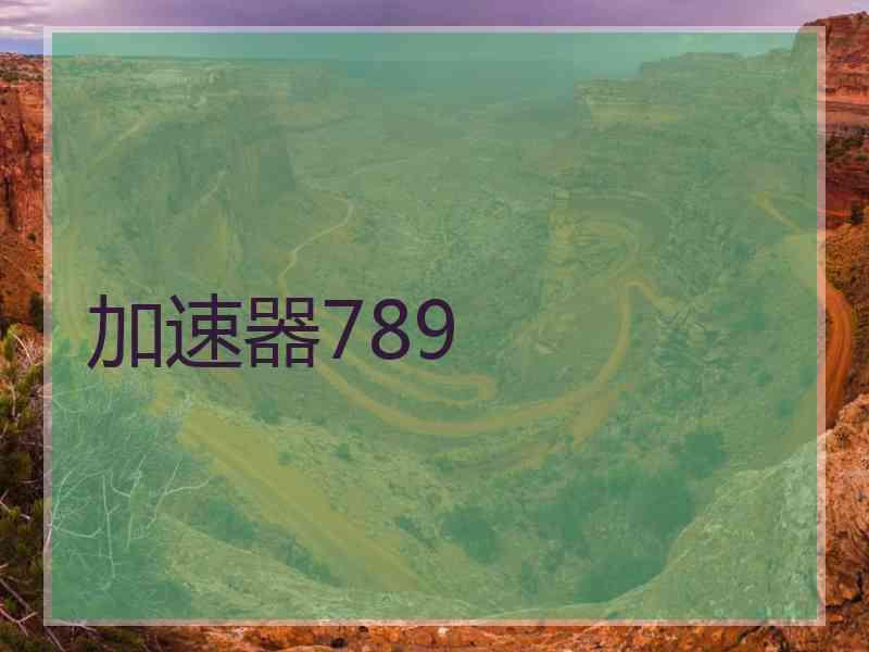 加速器789