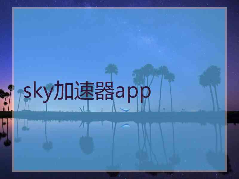 sky加速器app